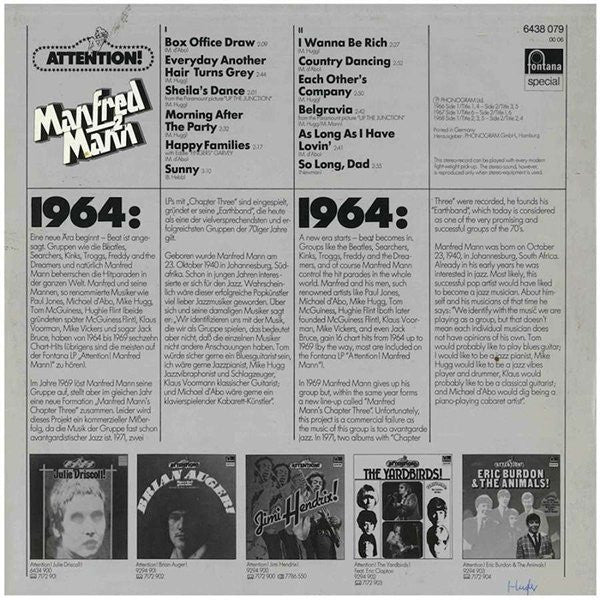 Manfred Mann – Attention! Manfred Mann! Vol. 2