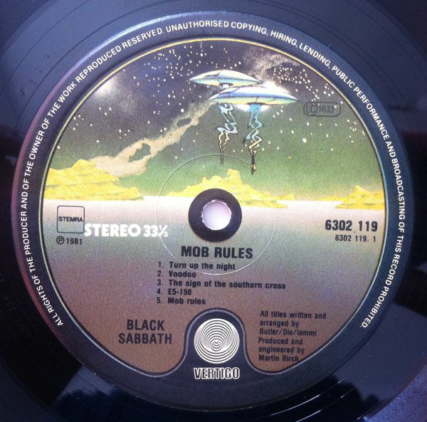 Black Sabbath – Mob Rules