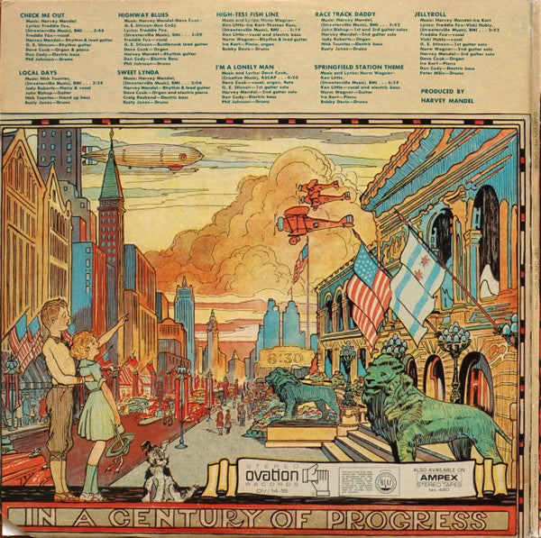 Harvey Mandel ‎– Get Off In Chicago   ,  Gatefold  , Quadraphonic