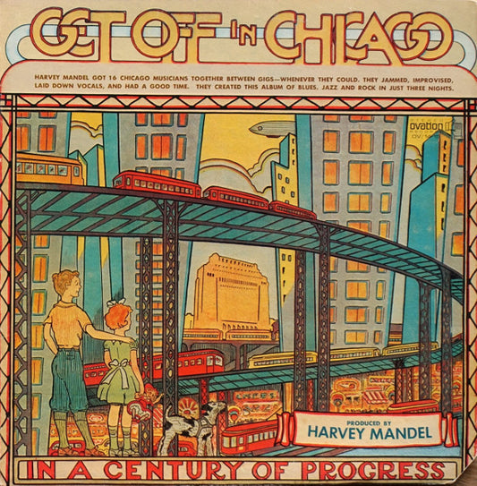 Harvey Mandel ‎– Get Off In Chicago   ,  Gatefold  , Quadraphonic