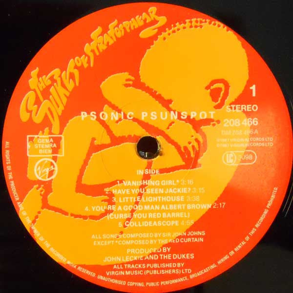 The Dukes Of Stratosphear – Psonic Psunspot  ,  Gatefold