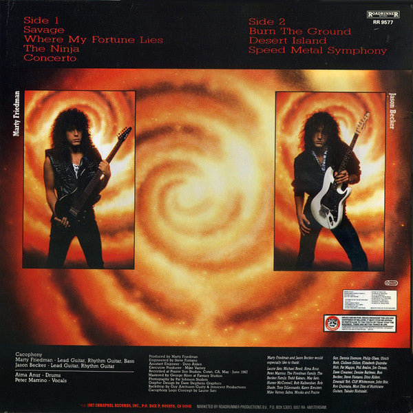 Marty Friedman / Jason Becker, Cacophony ‎– Speed Metal Symphony