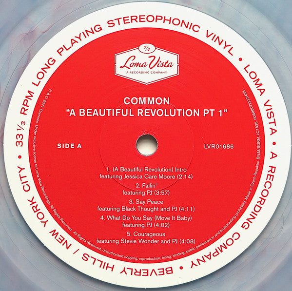 Common – A Beautiful Revolution (Pt 1) , Red/Blue Swirl