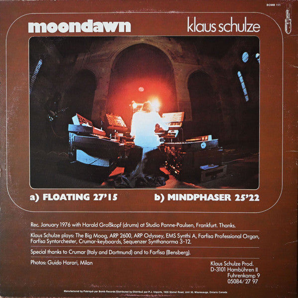 Klaus Schulze ‎– Moondawn