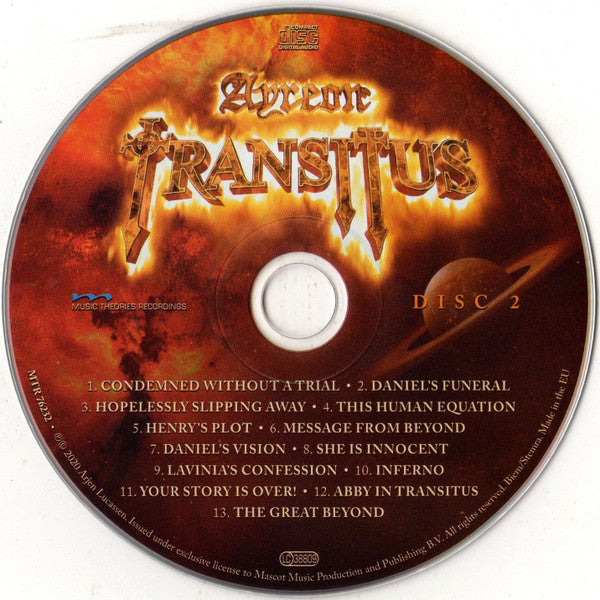 Ayreon – Transitus   ,  2 CD , Digipack