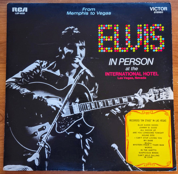 Elvis Presley – From Memphis To Vegas / From Vegas To Memphis, 2xLP, Gatefold