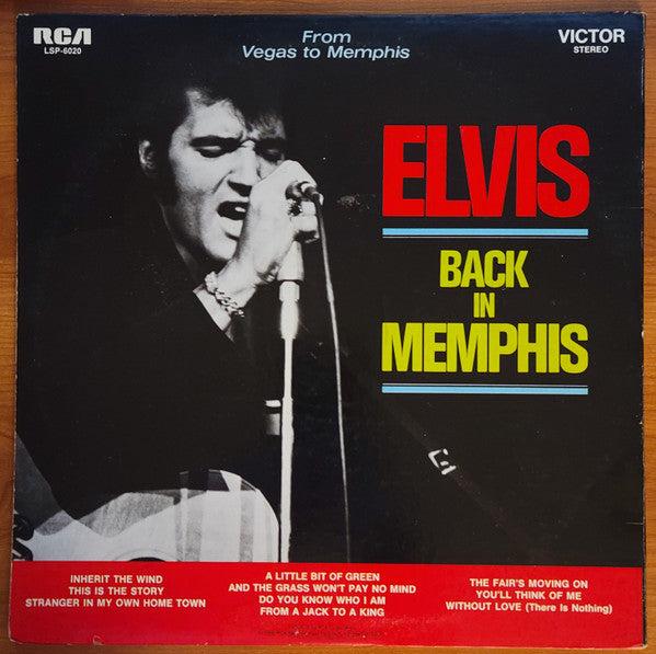 Elvis Presley – From Memphis To Vegas / From Vegas To Memphis, 2xLP, Gatefold
