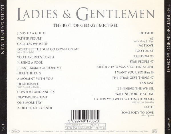 George Michael – Ladies & Gentlemen (The Best Of George Michael)   , 2CD
