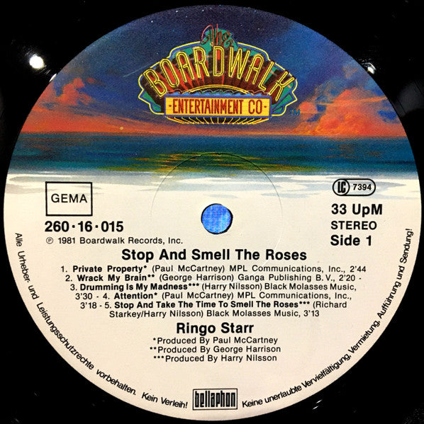 Ringo Starr – Stop And Smell The Roses