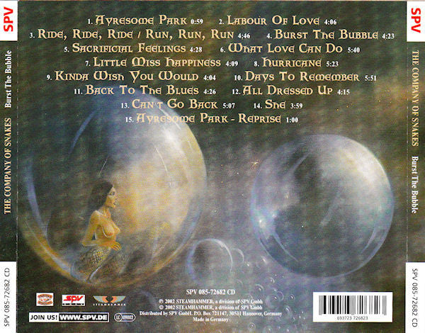 The Company Of Snakes – Burst The Bubble    ( ex Whitesnake )