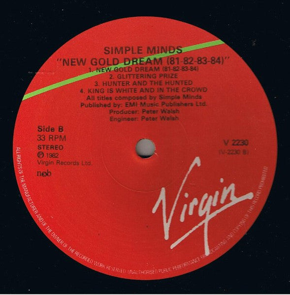 Simple Minds – New Gold Dream (81-82-83-84)
