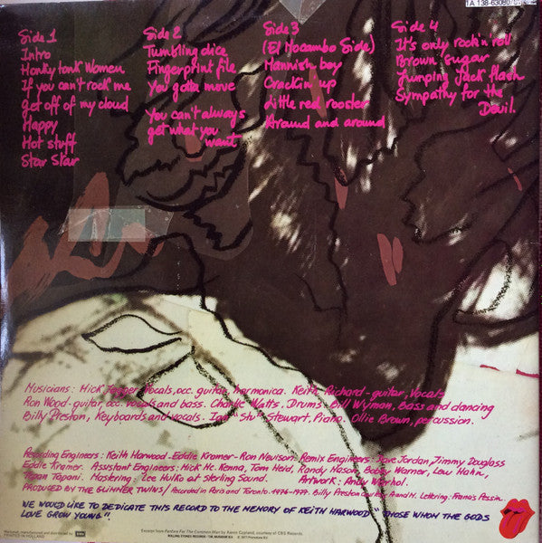 The Rolling Stones – Love You Live, 2xLP, Gatefold