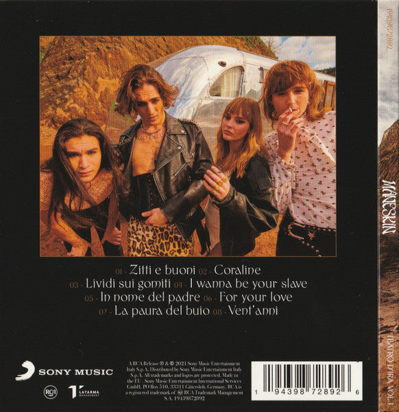 Måneskin – Teatro D'Ira - Vol.I   ,  digipak