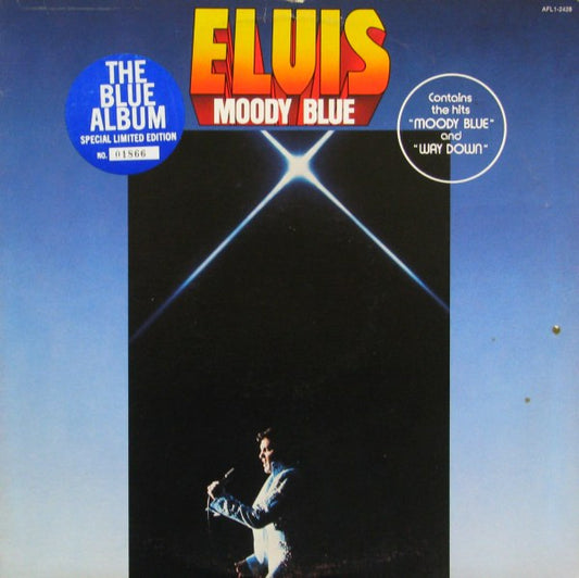 Elvis Presley – Moody Blue,  Limited Edition, Numbered( 6078), Special Edition, Blue Vinyl