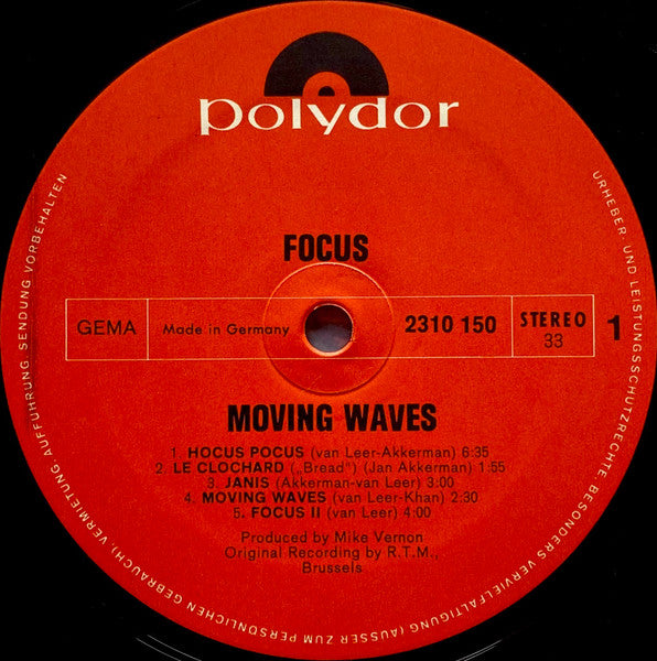 Focus – Moving Waves