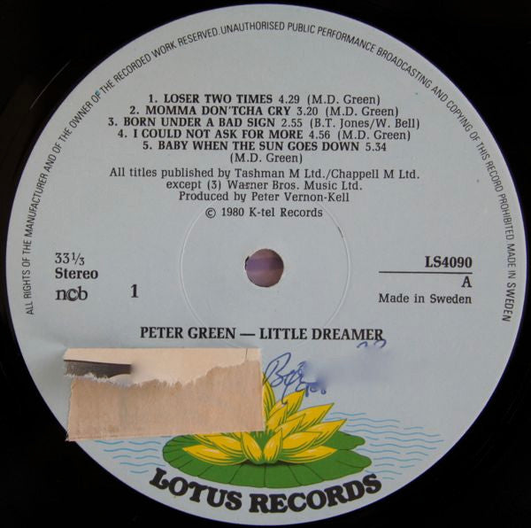 Peter Green  – Little Dreamer