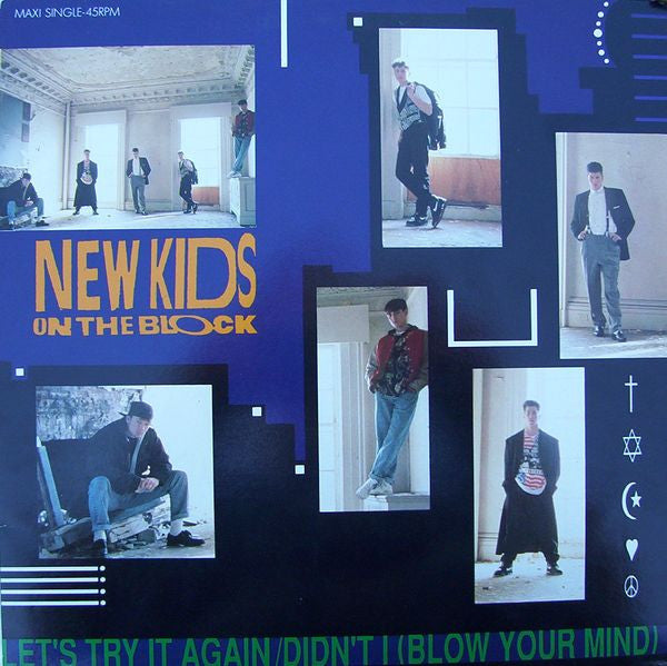 New Kids On The Block – Let's Try It Again / Didn't I (Blow Your Mind)   ,  MAXI