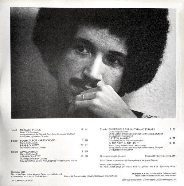 Keith Jarrett ‎– In The Light    ,  2LP , Gatefold