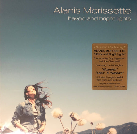 Alanis Morissette – Havoc And Bright Lights  ,  2 xLP, Limited Edition, Numbered, Gatefold , Clear [Crystal], Textured Sleeve, 180g