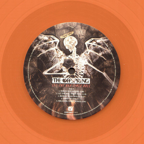 The Offspring – Let The Bad Times Roll   ,  Gatefold , orange vinyl