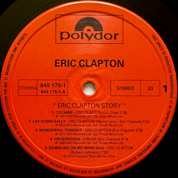 Eric Clapton – Story   ,  2LP