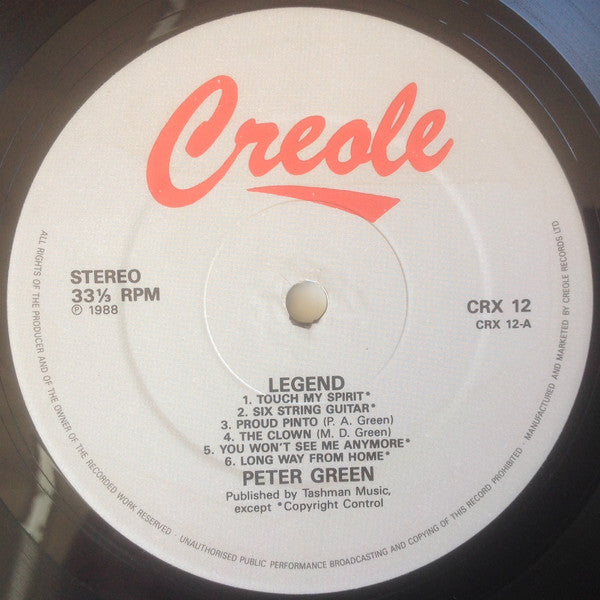 Peter Green  ‎– Legend