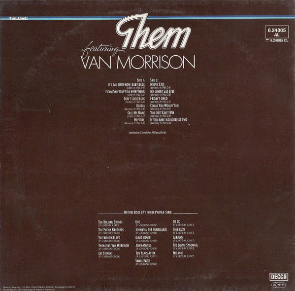 Them  Featuring Van Morrison – Them Featuring Van Morrison
