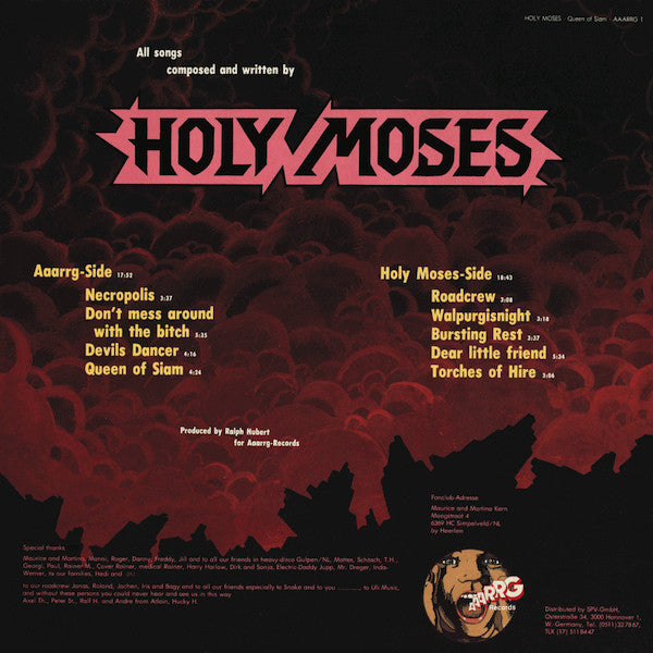 Holy Moses  ‎– Queen Of Siam