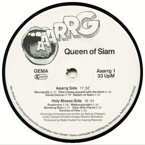 Holy Moses  ‎– Queen Of Siam