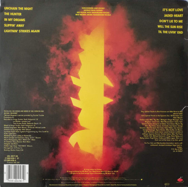 Dokken ‎– Under Lock And Key