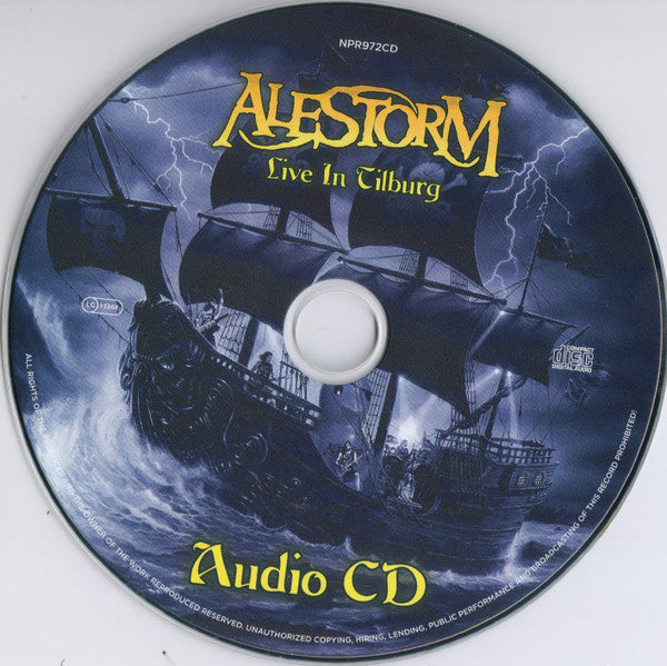 Alestorm – Live In Tilburg   , CD + DVD + Blue ray