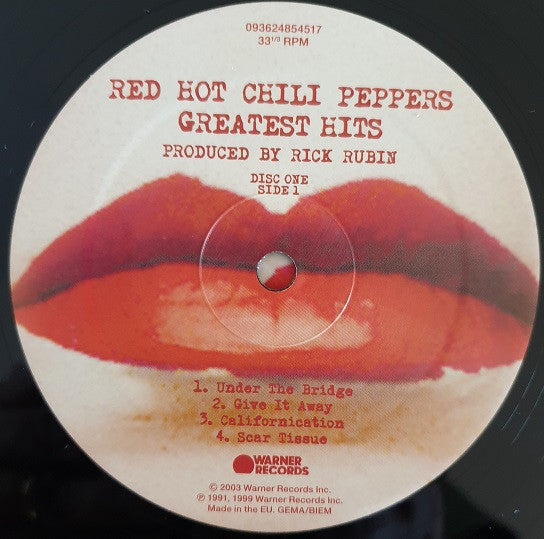 Red Hot Chili Peppers – Greatest Hits  ,  2LP , Gatefold