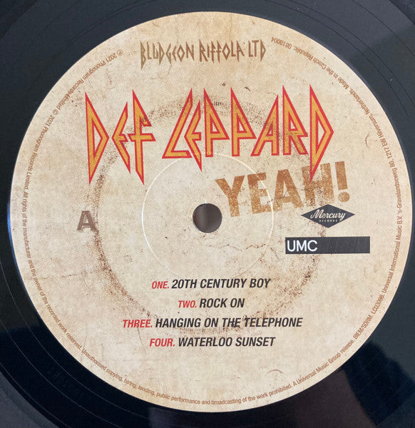 Def Leppard – Yeah!   2LP , Gatefold   ,  Limited Edition