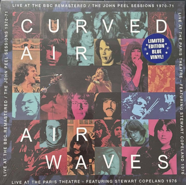 Curved Air – Air Waves ,  US , limited edition , blue vinyl