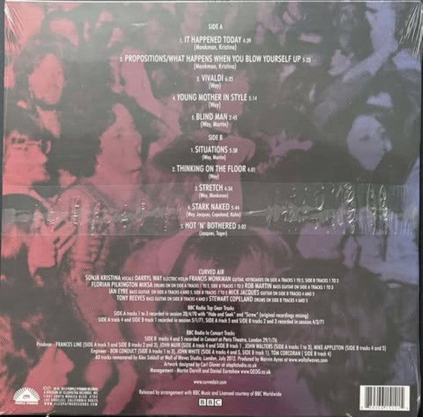 Curved Air – Air Waves ,  US , limited edition , blue vinyl