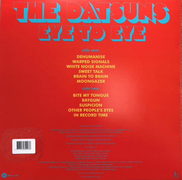 The Datsuns – Eye To Eye, Blue Splatter Transparent