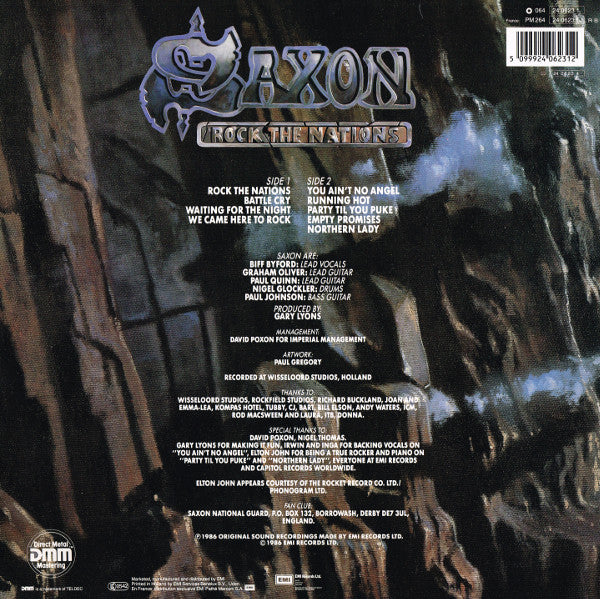 Saxon ‎– Rock The Nations    ,  DMM