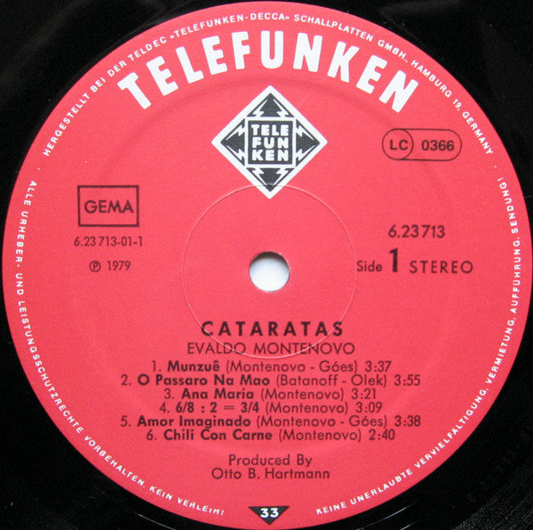 Evaldo Montenovo ‎– Cataratas