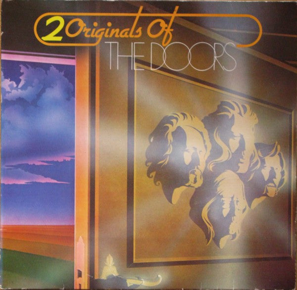 The Doors ‎– 2 Originals Of The Doors  ( The Doors + Strange Days)   2LP , Gatefold