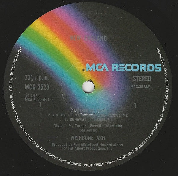 Wishbone Ash – New England     , Gatefold