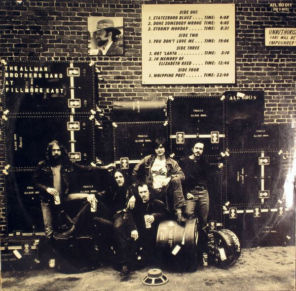 The Allman Brothers Band ‎– The Allman Brothers Band At Fillmore East   ,  2LP , Gatefold