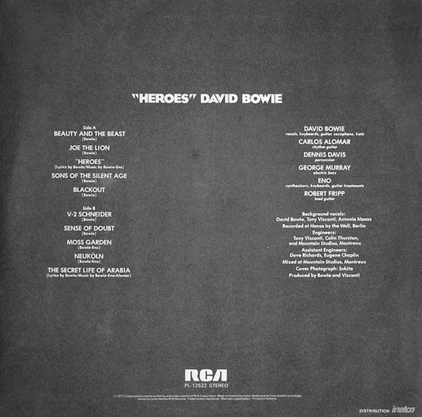 David Bowie – "Heroes"