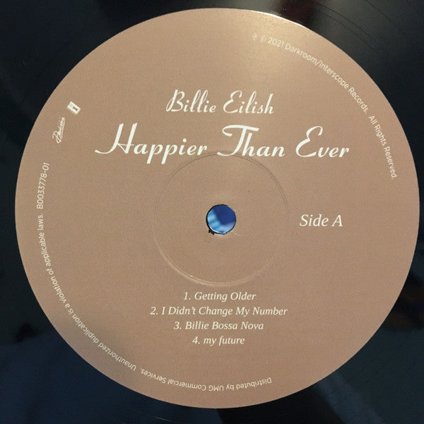 Billie Eilish – Happier Than Ever   ,  2LP , Gatefold