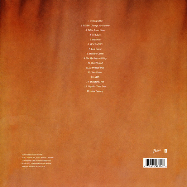 Billie Eilish – Happier Than Ever   ,  2LP , Gatefold