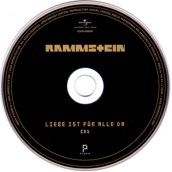Rammstein – Liebe Ist Für Alle Da  ,  2 cd , Digipak, Slipcase