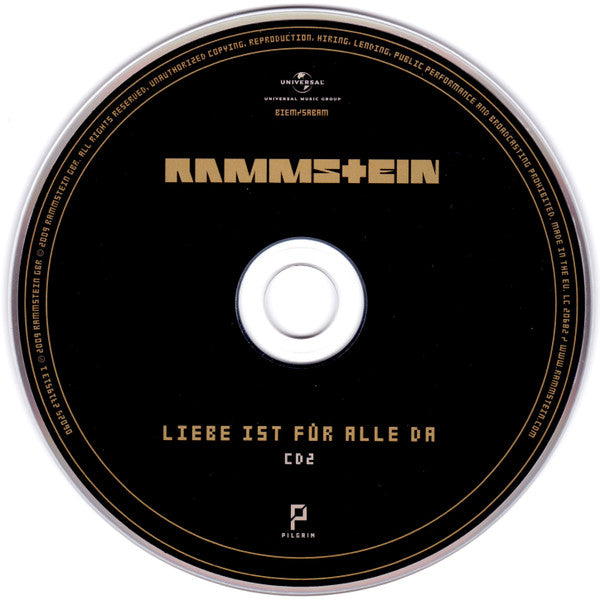Rammstein – Liebe Ist Für Alle Da  ,  2 cd , Digipak, Slipcase