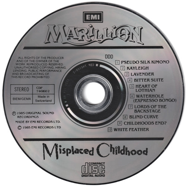 Marillion – Misplaced Childhood