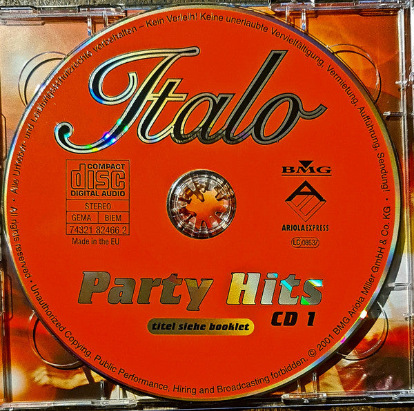 Pippo Azzurro – Italo Party Hits, 2xCD