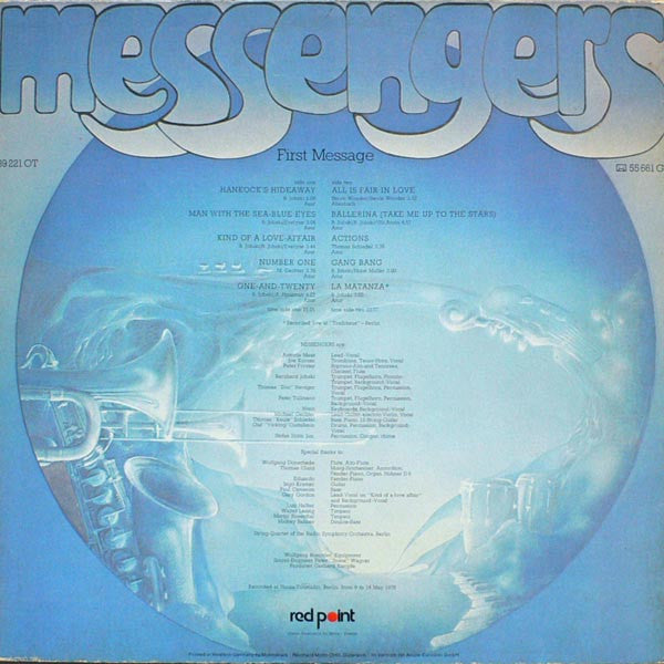 Messengers – First Message, Gatefold, 1st Press