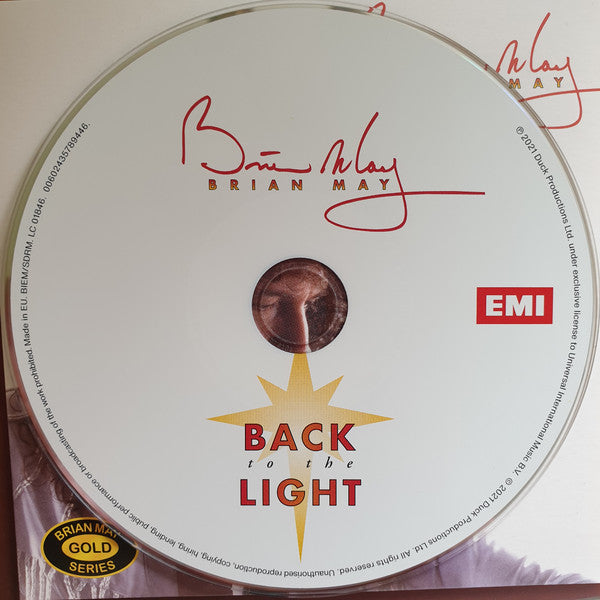 Brian May – Back To The Light, Box Set, Limited Edition, White vinyl, 2xCD, Book, Art Print, Badge